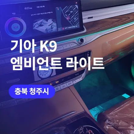 세종, 청주 엠비언트 라이트 K9 순정 연동 앰비언트 무드등 / 구로동