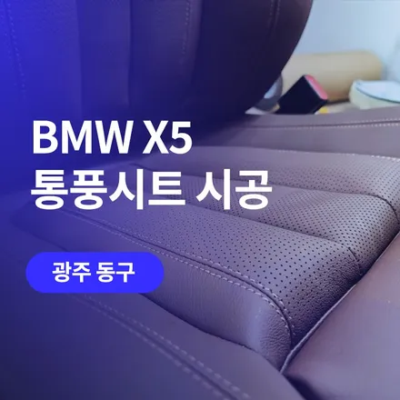 광주 BMW X5 통풍시트 / 순정버튼으로 깔끔하게 (feat. 테슬라 모델Y) / 구로동
