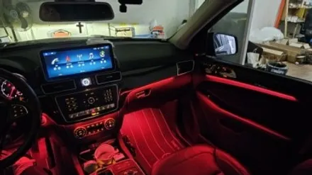 공주 논산 엠비언트라이트 벤츠 GLS350D 실내 업그레이드! / 구로동
