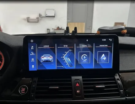 BMW E71 X6 안드로이드 올인원 + 이지가드,구형의 불편함을 어디까지 바꿀 수 있을까? (오늘의카 전주점) / 구로동