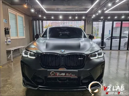 부산 bmw 랩핑 에이버리 슈프림 사틴블랙 필름 X4 무광랩핑 / 구로동