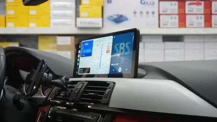 창원 BMW 428i 안드로이드올인원 / 순정 기능을 모두 활용하며, 무선으로 사용 가능한 차량용 태블릿 / 구로동