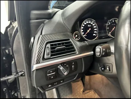 서울,강서 bmw 실내 랩핑 640d 무광 카본 블랙으로 (도어트림, 콘솔 등) / 구로동