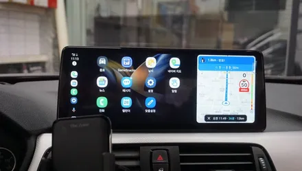 창원 BMW 428i 안드로이드올인원 / 순정 기능을 모두 활용하며, 무선으로 사용 가능한 차량용 태블릿 / 구로동