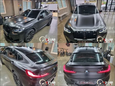 부산 bmw 랩핑 에이버리 슈프림 사틴블랙 필름 X4 무광랩핑 / 구로동
