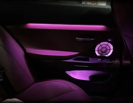 전주 익산 BMW F06 640i 자동차 엠비언트 라이트 + 안드로이드 올인원 시공후기 / 국산 엠비언트튜닝 실내무드등 애플카플레이 네비게이션교체 가격 비용 후기 / 구로동