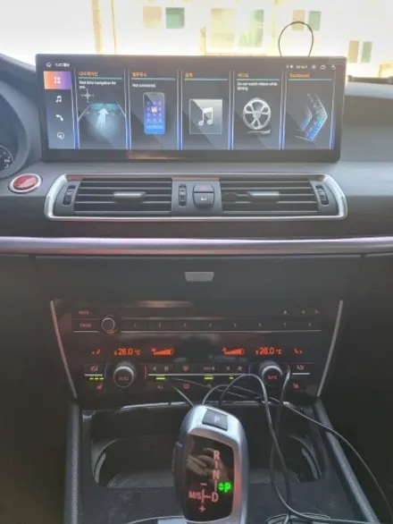 수원핸들시공 BMW 5GT M핸들 교체 안드로이드올인원 2종패키지시공하기! 집앞으로 방문출장업체후기 / 구로동