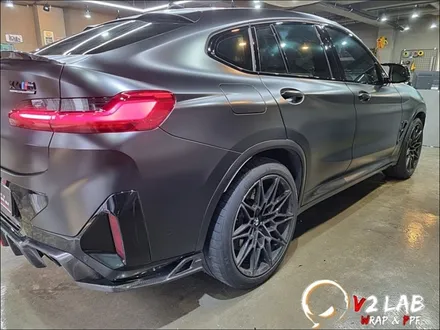부산 bmw 랩핑 에이버리 슈프림 사틴블랙 필름 X4 무광랩핑 / 구로동