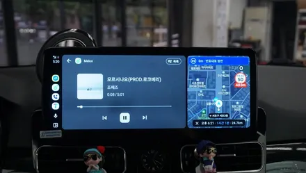 벤츠ML350 안드로이드올인원 인천 올인원 네비게이션 교체 시공하기 / 구로동