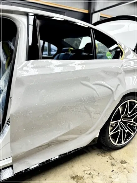 용인 컬러 PPF 했더니 BMW M3 자동차 랩핑 효과까지 / 구로동