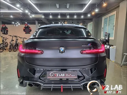 부산 bmw 랩핑 에이버리 슈프림 사틴블랙 필름 X4 무광랩핑 / 구로동