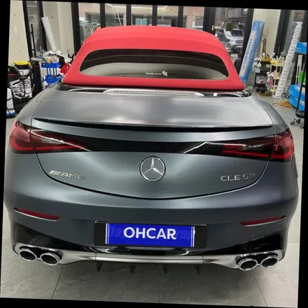 벤츠 CLE 53amg 전체 랩핑과 크롬죽이기. 다크나이트 패키지로 완벽 변신할 수 있을까? (오늘의카 잠실점) / 구로동