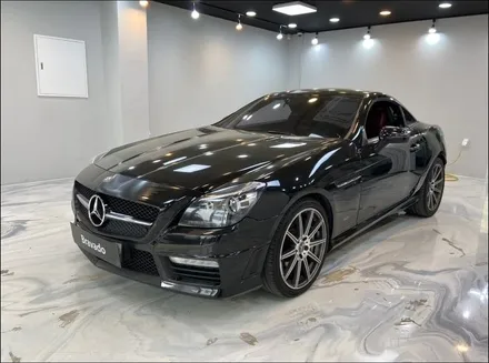에이버리 글로스 메탈블랙 필름으로 벤츠 SLK55 쿠페 전체랩핑 / 구로동