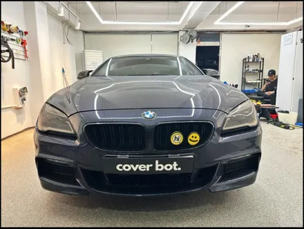 서울,강서 bmw 실내 랩핑 640d 무광 카본 블랙으로 (도어트림, 콘솔 등) / 구로동