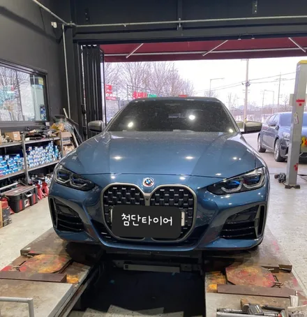전주 BMW 440i 휠복원도색 / 블랙유광으로 세련되게 / 구로동