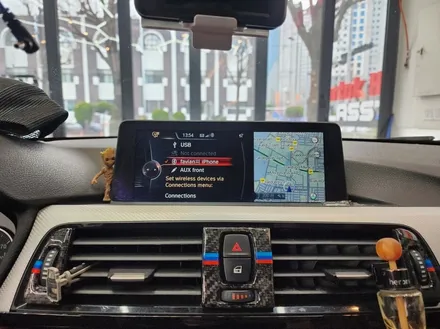 창원 BMW 4시리즈 안드로이드 올인원, 12.3인치 와이드 모니터 교체, 올인원으로 순정네비 불편함해소후기 / 구로동