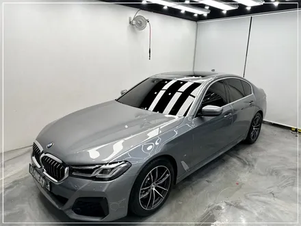 인천 청라 BMW 썬팅 비반사 블랙으로 5시리즈 윈도 틴팅 (글라스틴트 로데) / 구로동
