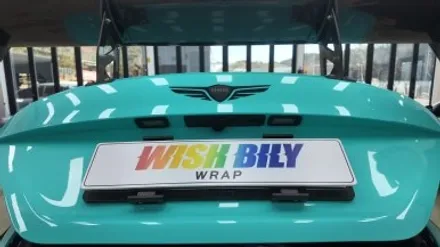 오산랩핑 화성랩핑 제네시스G70 티파니블루 고광택 랩핑하기 / 구로동