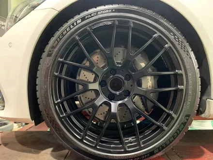 수원휠복원 벤츠 C63AMG 매트블랙 휠도색 수원벤츠휠복원전문업체! / 구로동