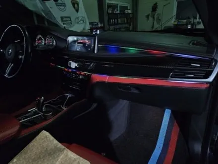 부산엠비언트 라이트 BMW X6 국산 엠비언트튜닝 부산 실내무드등 알아보기! / 구로동