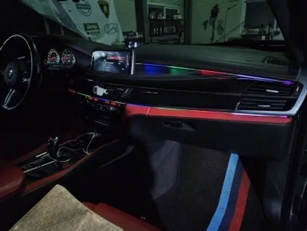 부산엠비언트 라이트 BMW X6 국산 엠비언트튜닝 부산 실내무드등 알아보기! / 구로동