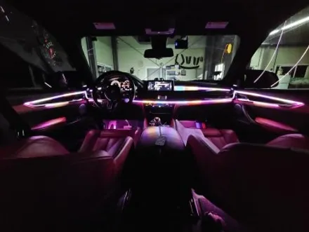 부산엠비언트 라이트 BMW X6 국산 엠비언트튜닝 부산 실내무드등 알아보기! / 구로동