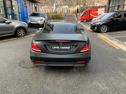 벤츠 SLC 매트 딥 블랙 전체랩핑 비용 및 과정 / 구로동