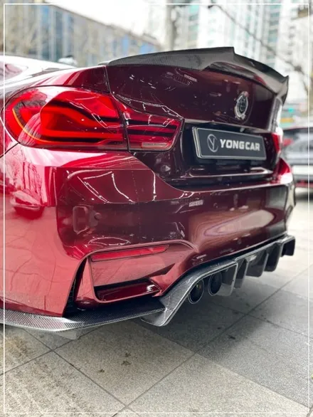 안산, 안양 BMW M4 고광택 레드 필름 자동차 전체랩핑 / 구로동