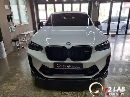 부산 bmw 랩핑 에이버리 슈프림 사틴블랙 필름 X4 무광랩핑 / 구로동