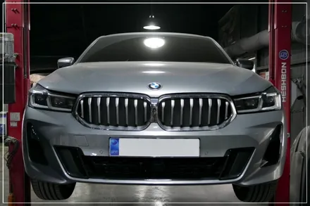 부산, 창원 컷팅 휠복원/도색 전문 업체에서 BMW 6GT 순정휠 수리 / 구로동