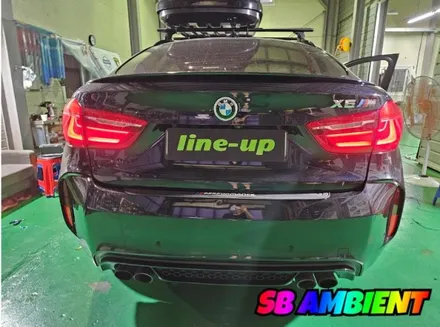 BMW X6 엠비언트 라이트 과천 시공후기 / 국산 자동차 엠비언트튜닝하기! 실내무드등 가격 비용! / 구로동