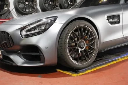 벤츠 AMG GT 무광블랙 휠도색 시공 후기｜부산점 / 구로동