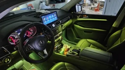 공주 논산 엠비언트라이트 벤츠 GLS350D 실내 업그레이드! / 구로동