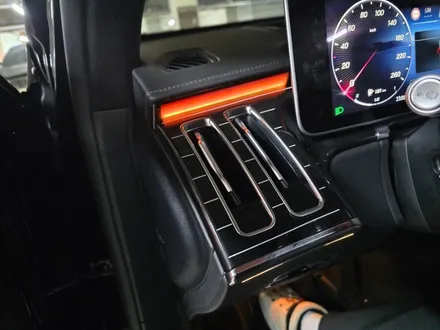 벤츠 W223 S580 피아노트림, 액티브엠비언트 출장시공 후기 4D 전동 부메스터, S클래스 고퀄리티 출장시공 / 구로동