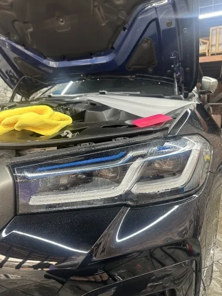 BMW M550I 고광택블랙 전체랩핑/ 수원BMW랩핑 동탄랩핑 용인유광블랙랩핑하기 / 구로동