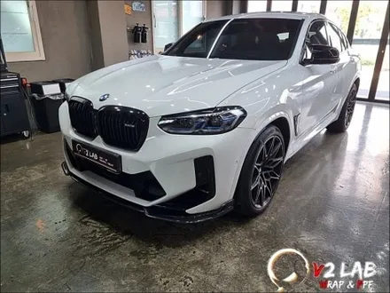 부산 bmw 랩핑 에이버리 슈프림 사틴블랙 필름 X4 무광랩핑 / 구로동