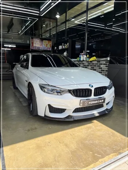 안산, 안양 BMW M4 고광택 레드 필름 자동차 전체랩핑 / 구로동