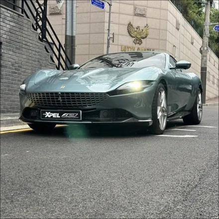강남/서초 ppf 슈퍼카 전문 업체에서 페라리 로마 엑스펠 범퍼, 사이드스커트 (서초 튜닝샵) / 구로동