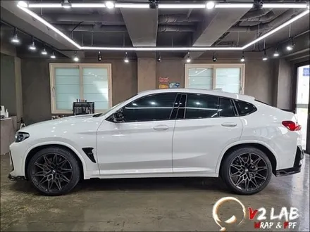 부산 bmw 랩핑 에이버리 슈프림 사틴블랙 필름 X4 무광랩핑 / 구로동