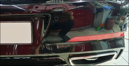 수원 범퍼 수리 알아보신다면? 제네시스 G80 판금 도색 전문에서 복원완료 / 구로동