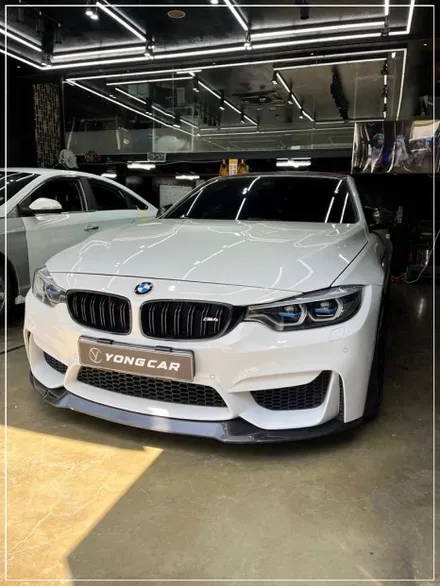 안산, 안양 BMW M4 고광택 레드 필름 자동차 전체랩핑 / 구로동