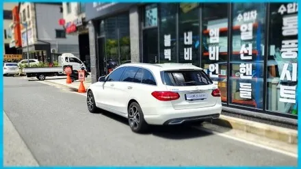 청주 벤츠 C클래스 통풍시트 / 수입차 전문 통풍시트 시공점의 순정버튼 통풍시트 시공기 / 구로동