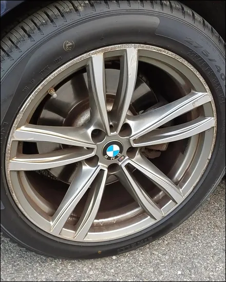 bmw 휠 긁힘 생겼을때? 화성/수원 휠복원 수리 킹모터스에서 해결 / 구로동