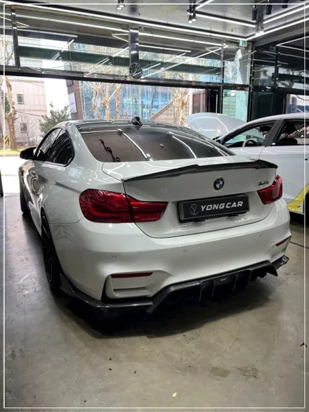 안산, 안양 BMW M4 고광택 레드 필름 자동차 전체랩핑 / 구로동