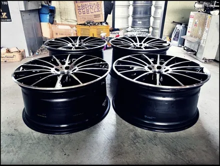 용인 마차휠 휠복원 / 벤츠 GLE AMG 순정컷팅휠 21인치 휠수리 / 구로동