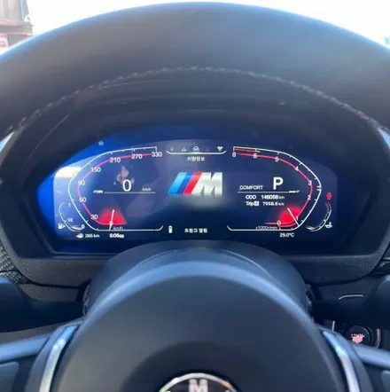 BMW F30 320D 5종패키지 실내튜닝하기! 부산튜닝샵은 여기입니다! 안드로이드올인원 신형계기판 카본트림교체 M핸들 크리스탈기어봉까지!! / 구로동