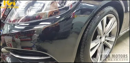 경기 남양주 벤츠 S500 판금도색 앞범퍼 사고 수리 완료 / 구로동