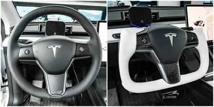 하남, 송파 테슬라 요크핸들 튜닝 교체 작업 / 모델 y 추천 튜닝 / 구로동