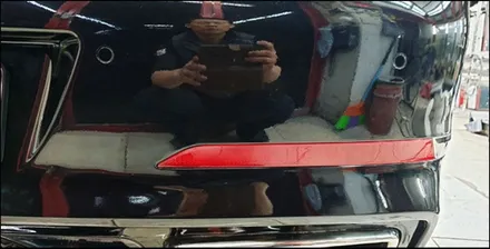 수원 범퍼 수리 알아보신다면? 제네시스 G80 판금 도색 전문에서 복원완료 / 구로동