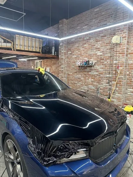 BMW M550I 고광택블랙 전체랩핑/ 수원BMW랩핑 동탄랩핑 용인유광블랙랩핑하기 / 구로동